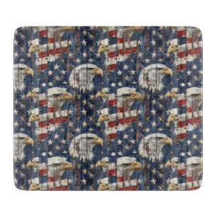 Tabla De Cortar País/Primitive angustiada Americana