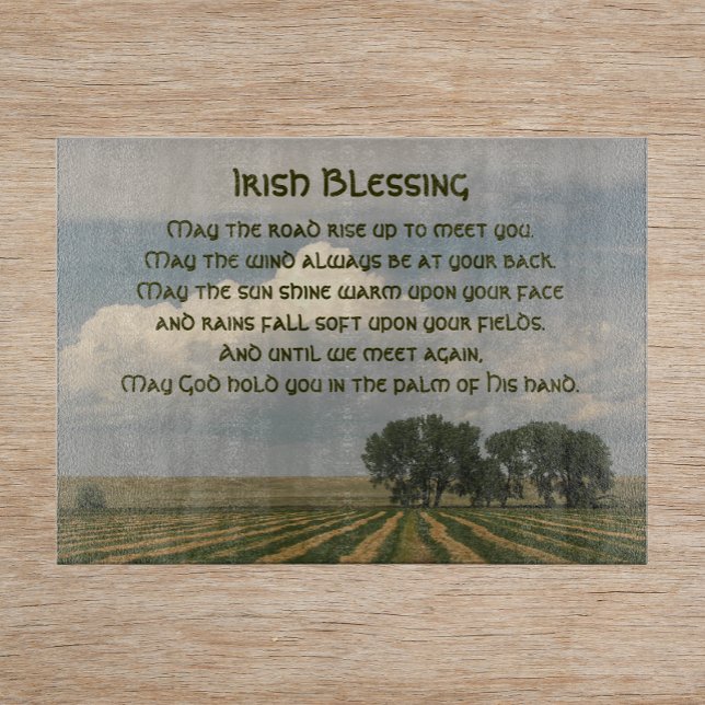 Tabla De Cortar Paisaje agrícola irlandés de Bendición (In Situ)