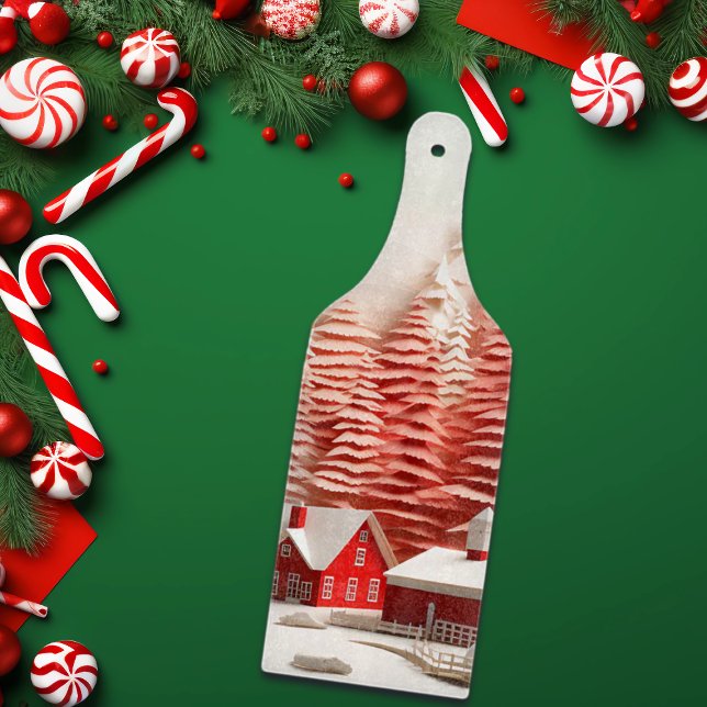 Tabla De Cortar Paisaje de invierno escandinavo en 3D (Subido por el creador)