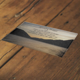 Tabla De Cortar Paisaje de Serenity Prayer Lake Sunset