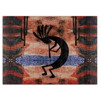 Tabla De Cortar Paisaje del desierto de Kokopelli