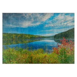 Tabla De Cortar Paisaje del lago Costello