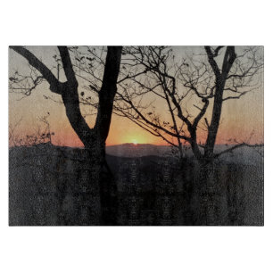 Tabla De Cortar Paisaje del Parque Nacional Shenandoah Sunset