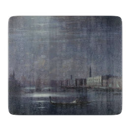 Tabla De Cortar Paisaje nocturno en Venecia (ciudad italiana)