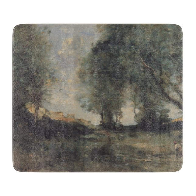 Tabla De Cortar Paisaje (por Camille Corot) (Anverso)