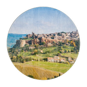 Tabla De Cortar Paisaje sobre Orvieto