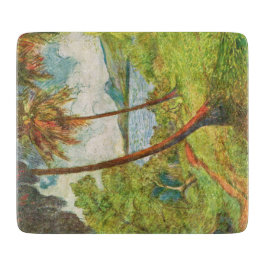 Tabla De Cortar Paisaje tropical en Martinica (Charles Laval)