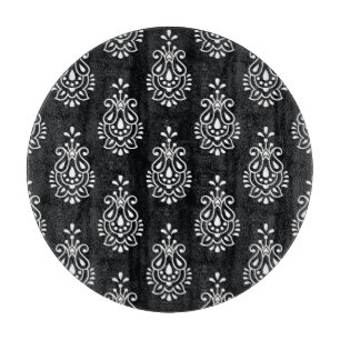 Tabla De Cortar Paisley vintage, patrón elegante sin fisuras.