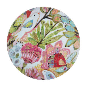 Tabla De Cortar Pájaros de papel II