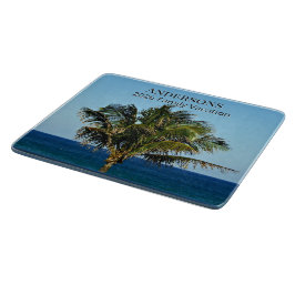 Tabla De Cortar Palm Shore Reflections | Family Name & Trip Year