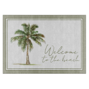 Tabla De Cortar Palmera Costera Personalizada