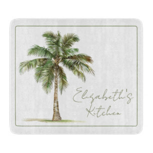 Tabla De Cortar Palmera Costera Personalizada