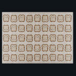 Tabla De Cortar Pan Kawaii / Tosta<br><div class="desc">Un patrón repetido de pan o tostadas kawaii,  listos para el desayuno,  el té de la tarde o un sándwich a la hora del almuerzo.</div>