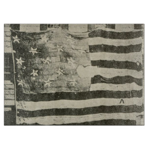 Tabla De Cortar Pancarta de Star Spanglage: Bandera estadounidense
