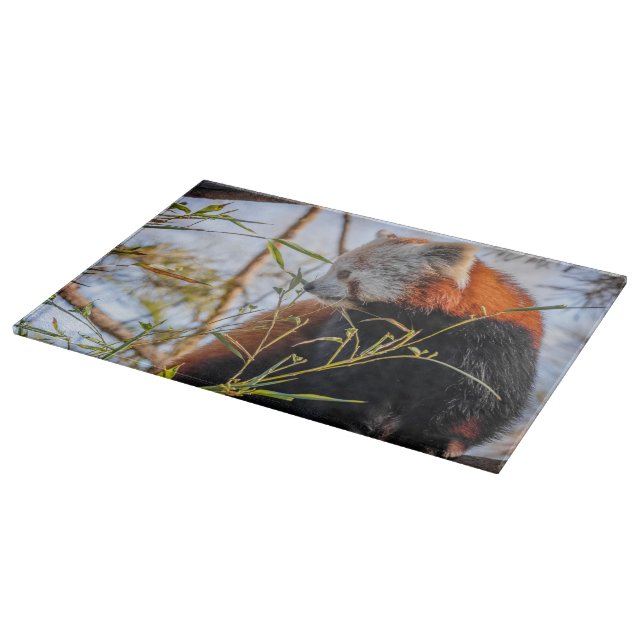 Tabla De Cortar Panda rojo (Borde)