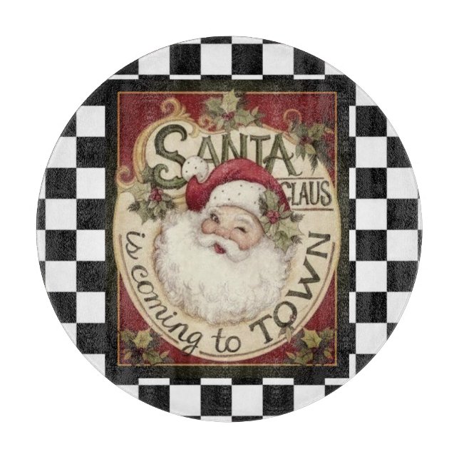 Tabla De Cortar Papá Noel (Anverso)