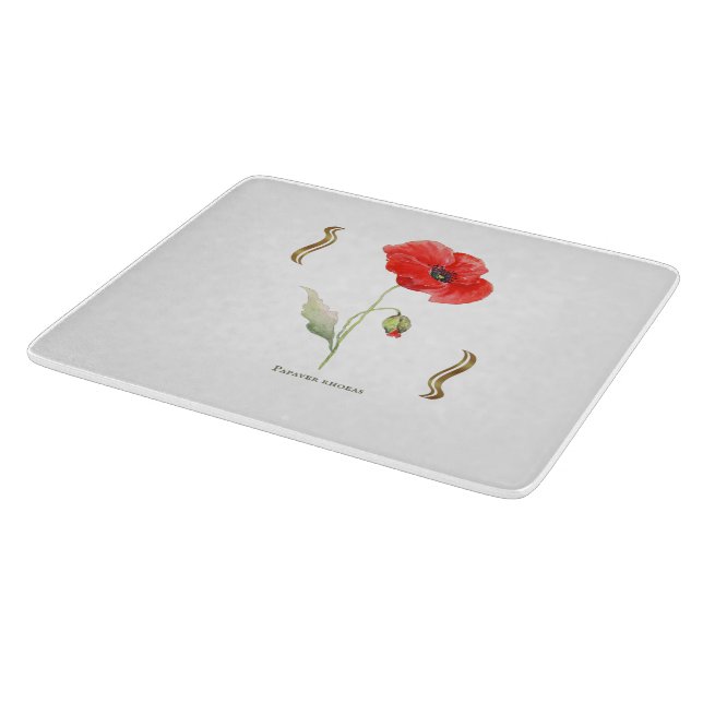 Tabla De Cortar Papaver rhoeas  (Borde)