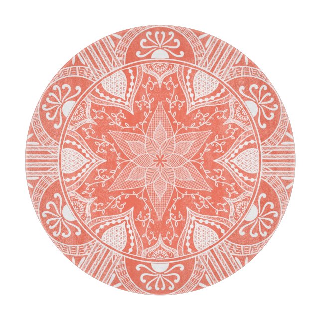 Tabla De Cortar Papaya Mandala (Anverso)