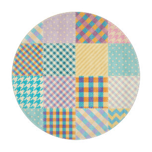 Tabla De Cortar Papel de época: fondo textil sin costuras