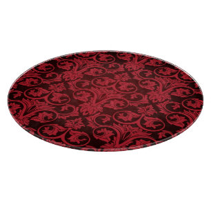 Tabla De Cortar Papel pintado rojo 2