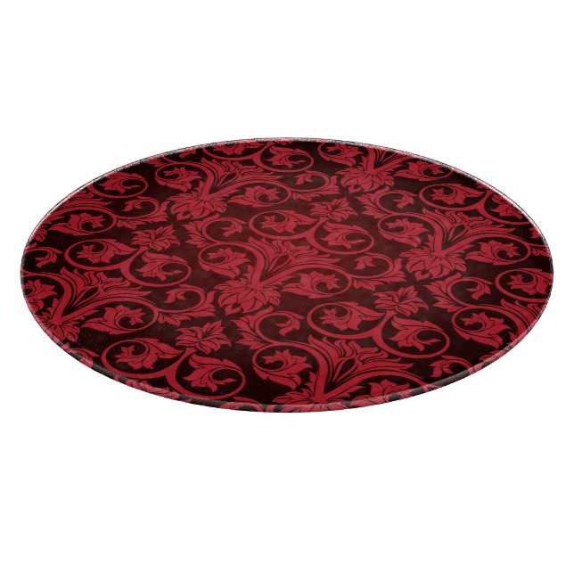 Tabla De Cortar Papel pintado rojo 2 (Borde)