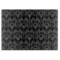 Papel tapiz de Damask de época - blanco + tu trase