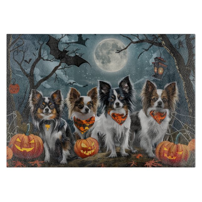 Tabla De Cortar Papillon Halloween Spooky (Anverso)