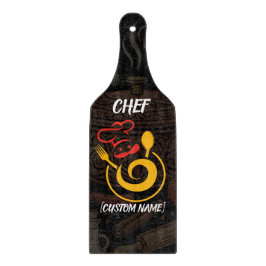 Tabla de cortar para chef personalizada