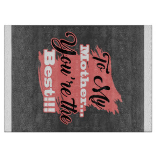 Tabla De Cortar Para mi madre eres el mejor | Regalos Para La Madr