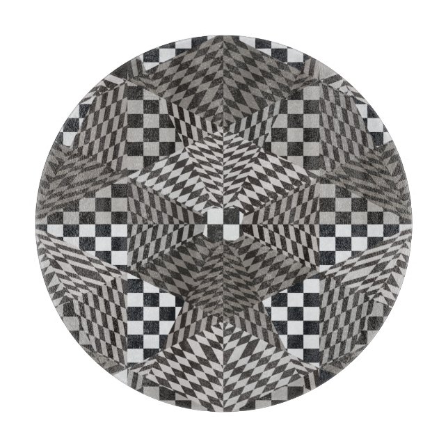 Tabla De Cortar Paraíso fractal (Anverso)