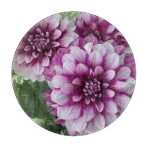 Parches de Dahlia, flor morada asombrosa