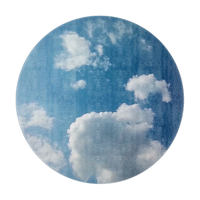 Tabla De Cortar Parches de nubes (Anverso)