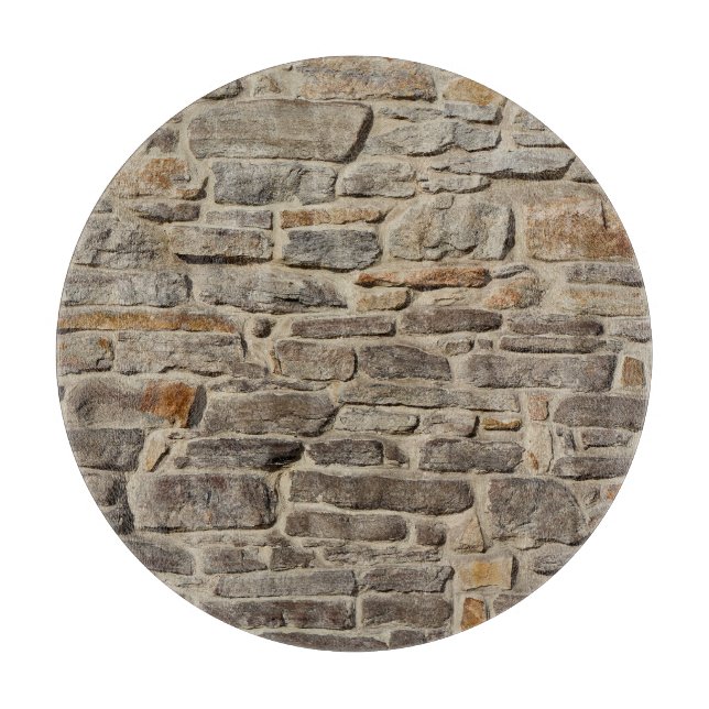 Tabla De Cortar Paredes de piedra rústica, decoración texturizada (Anverso)