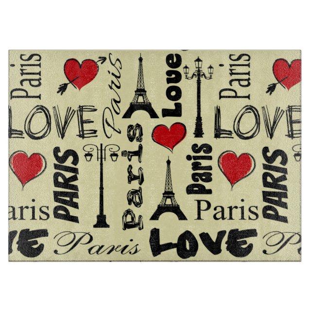 Tabla De Cortar París (Anverso)