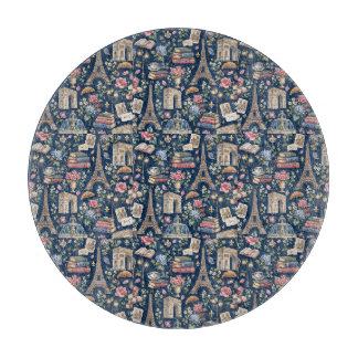 Tabla De Cortar Paris Dark Icons Chic Design