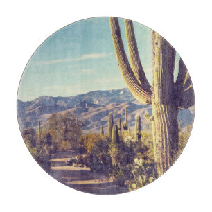 Tabla De Cortar Parque Nacional Saguaro, representación escénica.