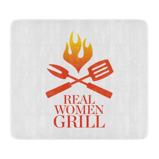 Tabla De Cortar Parrilla de las mujeres reales (Anverso)