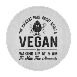 Tabla De Cortar Parte más dura Vegan, Leche los almendros, diverti
