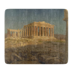 Tabla De Cortar Partenón (antiguo templo griego, monumento de Aten