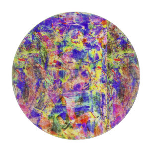 TABLA DE CORTAR , PASAPALERA , QUESOS , EN CRISTAL