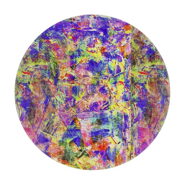 TABLA DE CORTAR , PASAPALERA , QUESOS , EN CRISTAL (Anverso)