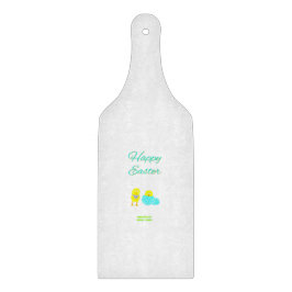 Tabla De Cortar Pascua de Hatchlings Glass Cutting Board Paddle
