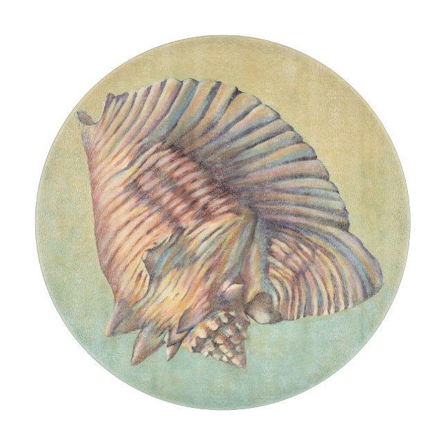 Tabla De Cortar Pastel de concha grande (Anverso)