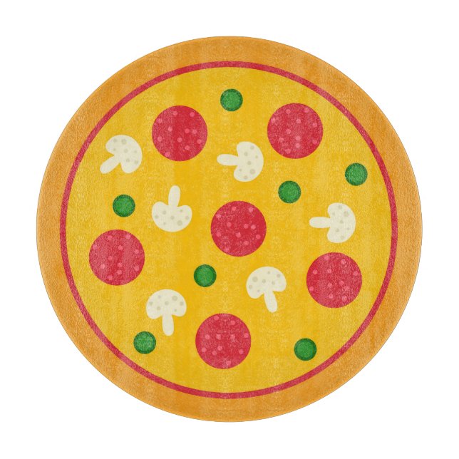 Tabla De Cortar Pastel de Pizza (Anverso)