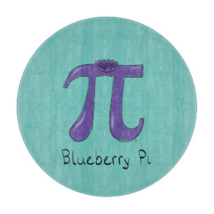 Tabla de cortar pastel del día de Pi de matemática
