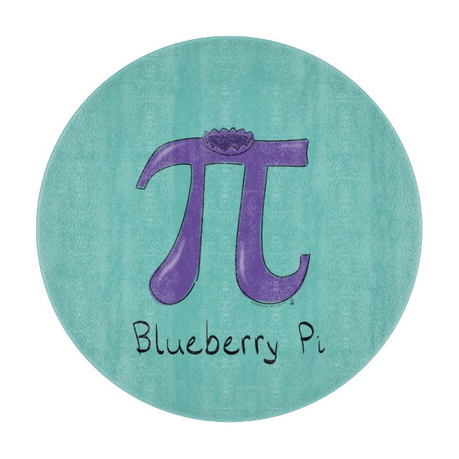 Tabla de cortar pastel del día de Pi de matemática (Anverso)