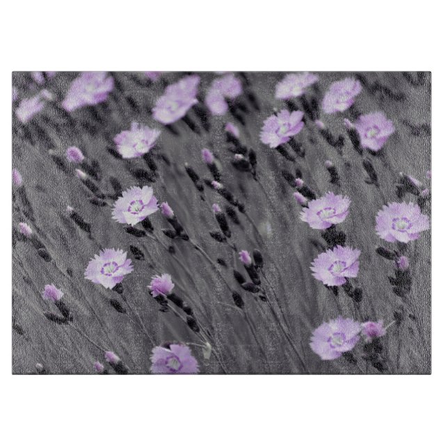 Tabla De Cortar Pastel Lilac Wildflowers (Anverso)