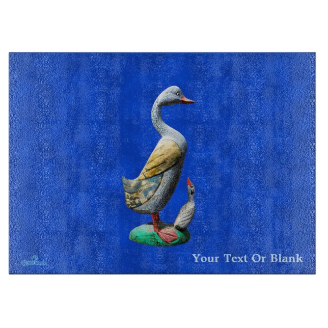 Tabla De Cortar Patos De Madera Weathered (Anverso)