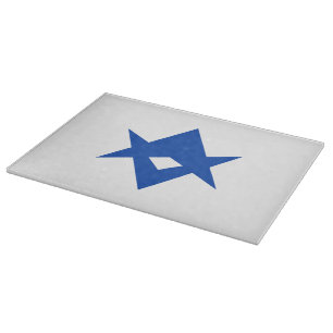 Tabla de cortar patriótica con la bandera de la ci