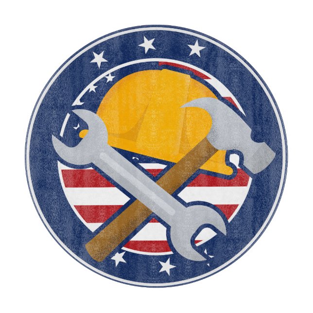 Tabla De Cortar Patriótico Tradesman (Anverso)